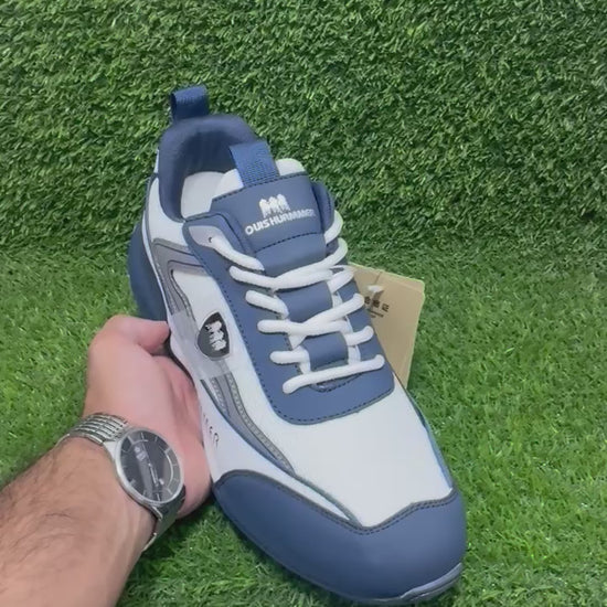 Louis Hurmmer Men’s Casual Sneakers – Blue & White, sleek design with premium comfort, crafted for durability and all-day wear, ideal for casual and semi-formal occasions, available exclusively at Activewear Pakistan.